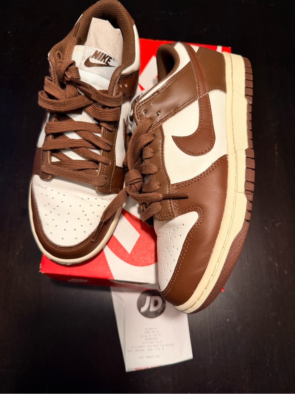 Nike dunk low size 7 women’s in cacao